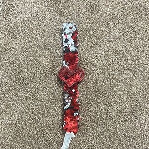 Flippy Sequin Heart Slap Bracelet